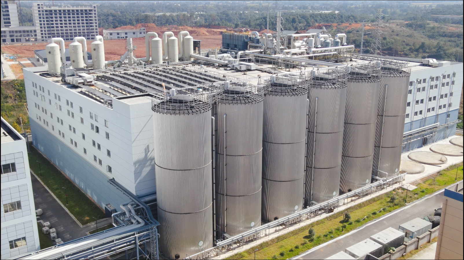 浙江金華康恩貝生物制藥有限公司原料藥異地搬遷項目三廢處理中心厭氧罐罐體制作安裝工程